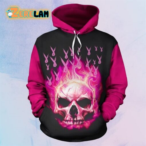 Breast Cancer Awareness Skull Hoodie