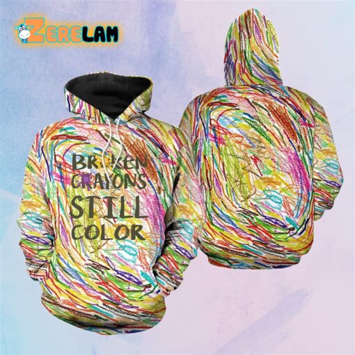 Broken Crayons Still Color Hoodie