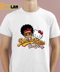 Bruno Mars X Hello Kitty Shirt