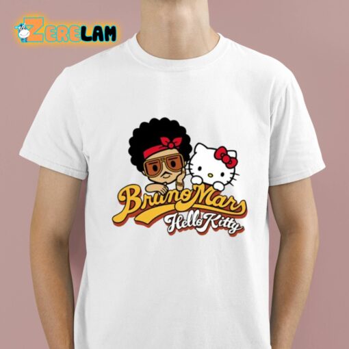 Bruno Mars X Hello Kitty Shirt