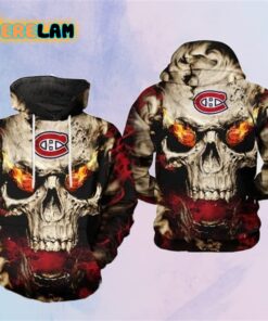 Canadiens Skull 3D Hoodie