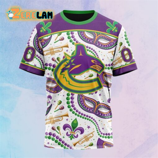 Canucks Special Mardi Gras Shirt