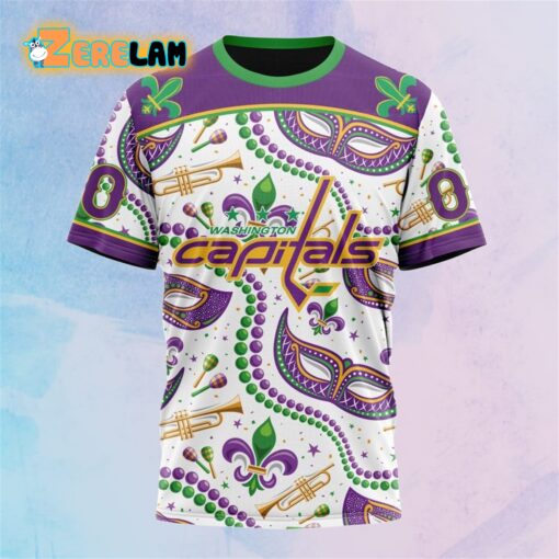 Capitals Special Mardi Gras Shirt