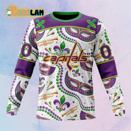 Capitals Special Mardi Gras Shirt