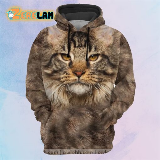 Maine Coon Cat Hoodie for Cat Lovers