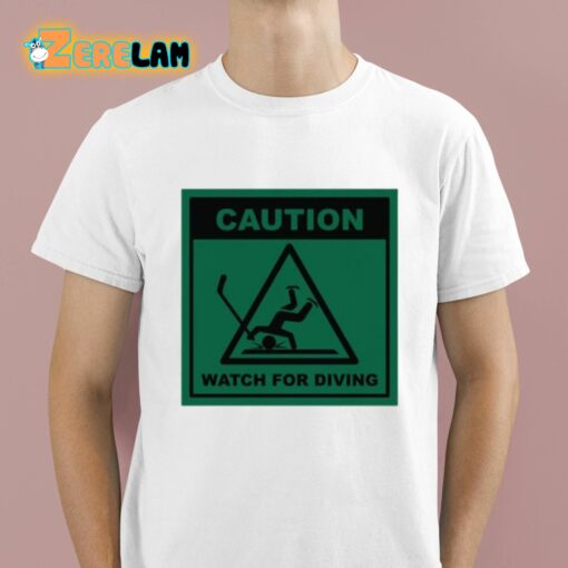 Caution Watch For Diving Shirt