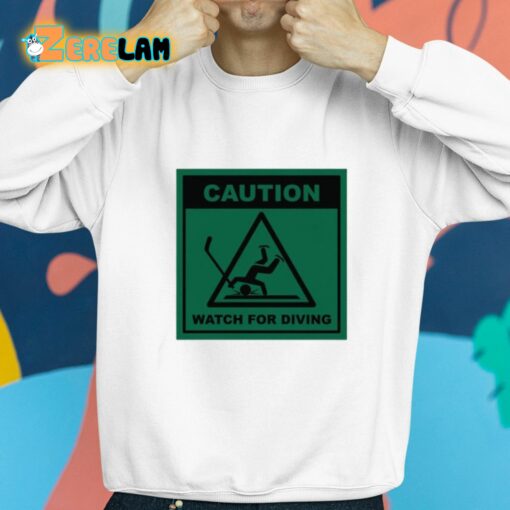 Caution Watch For Diving Shirt