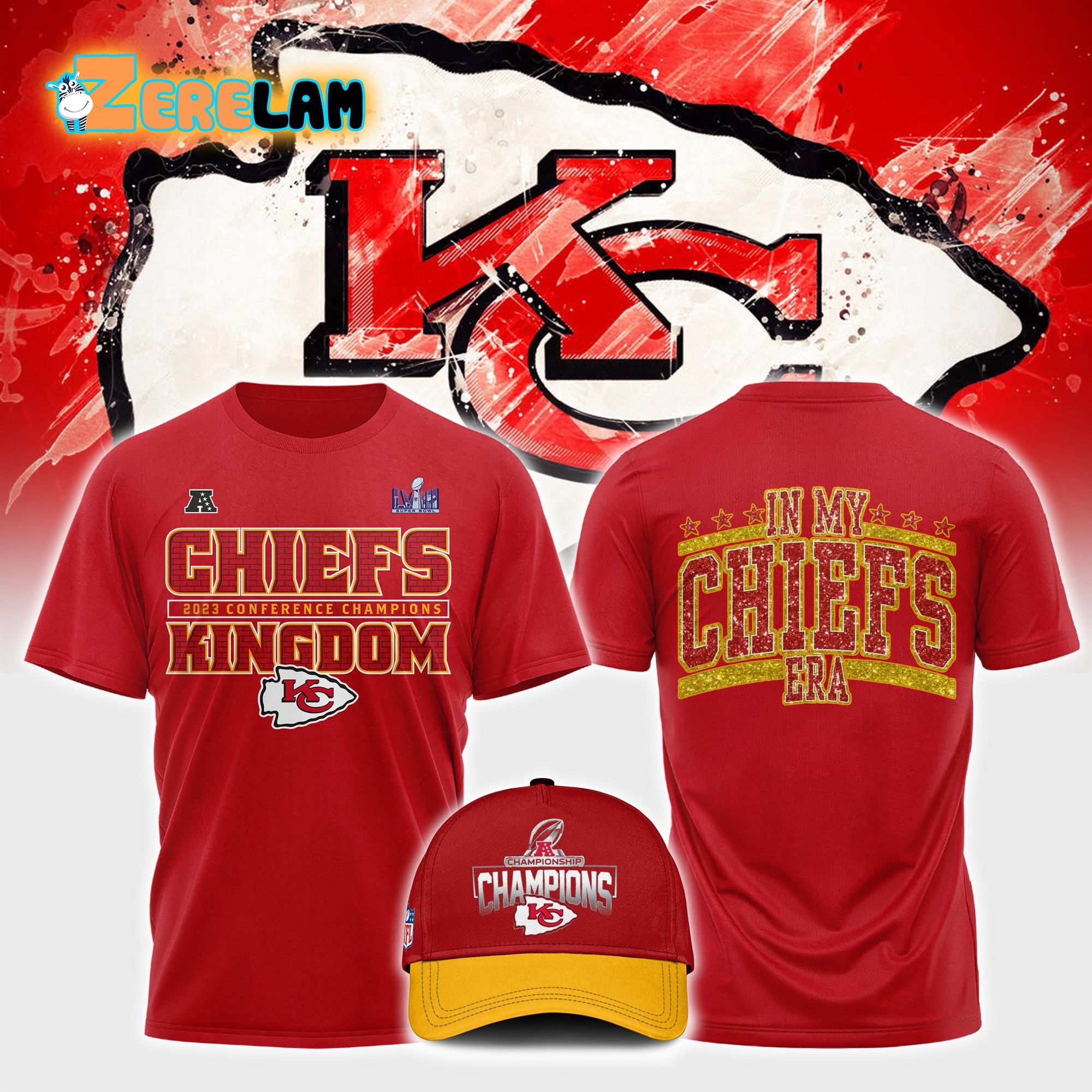 2023 Conference Champions Chiefs Kingdom In My Chiefs ERA Shirt - Zerelam