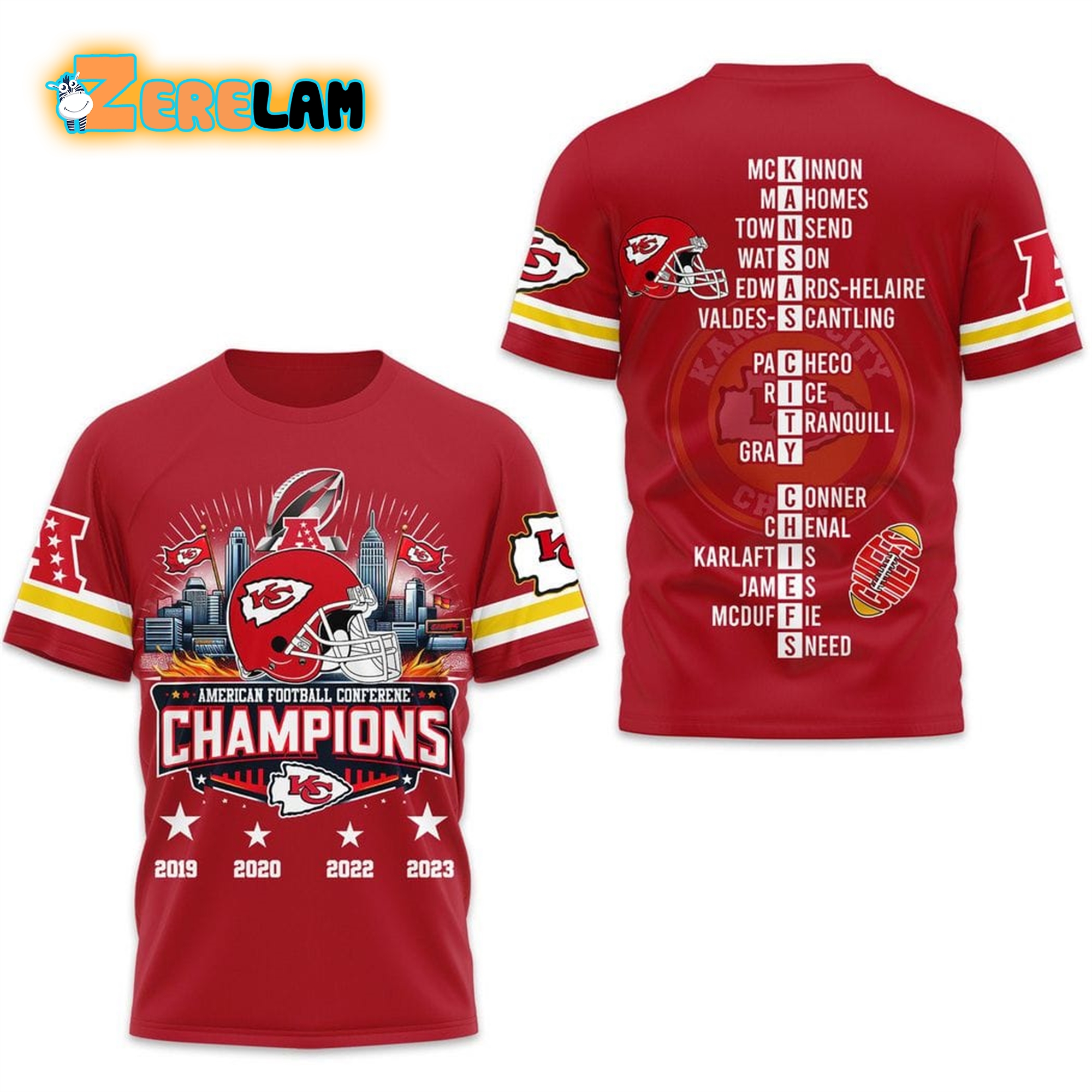 Chiefs American Football Conference Champions Hoodie - Zerelam