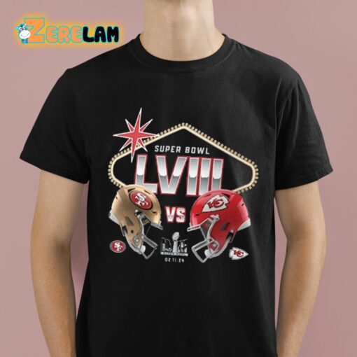 Chiefs Vs 49ers Super Bowl LVIII Shirt