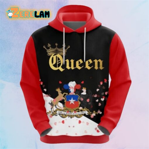 Chile Queen For La Razon O la Fuerza Valentine Hoodie