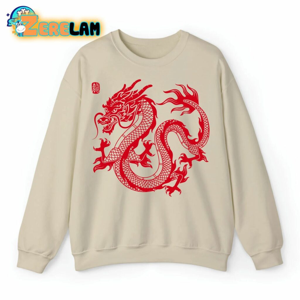 Chinese New Year 2024 Dragon Sweatshirt - Zerelam