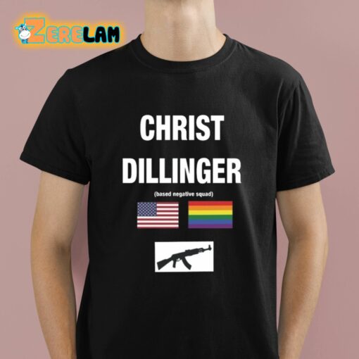 Christ Dillinger Shadow Wizard Negative Based Shirt