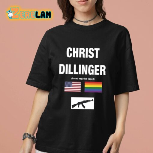 Christ Dillinger Shadow Wizard Negative Based Shirt