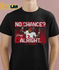 Cj Stroud No Chance Alright Shirt 1 1