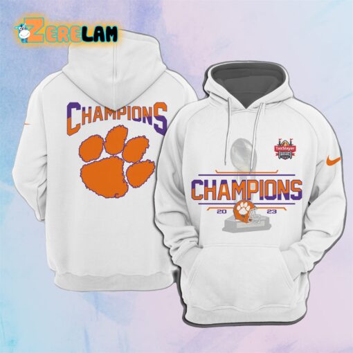 Clemson Football TaxSlayer Gator Bowl Champions 2023 Hoodie