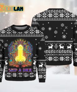 Cocks Ship A Dick Ugly Christmas Sweater
