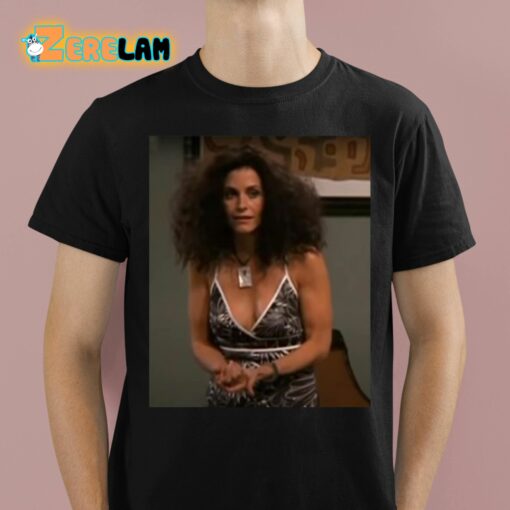 Courteney Cox Monica Geller Friends Hair Shirt