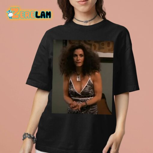 Courteney Cox Monica Geller Friends Hair Shirt