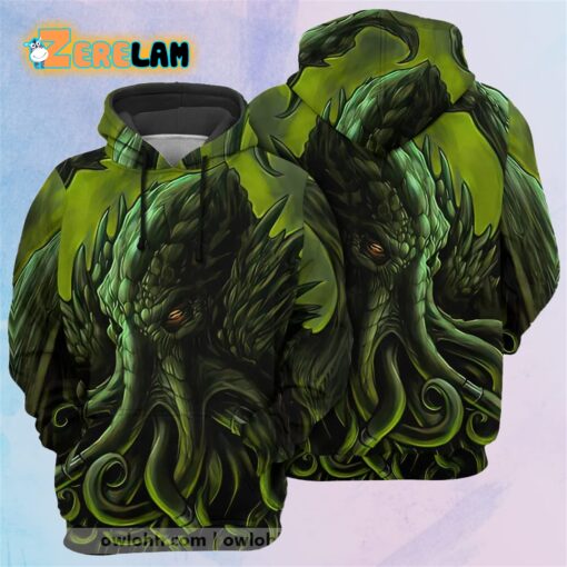 Cthulhu Nerd Gaming Hoodie