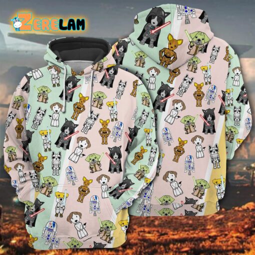 Cute Star Dogs Hoodie