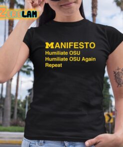 Dave Portnoy Manifesto Humiliate Osu Again Repeat Shirt 6 1