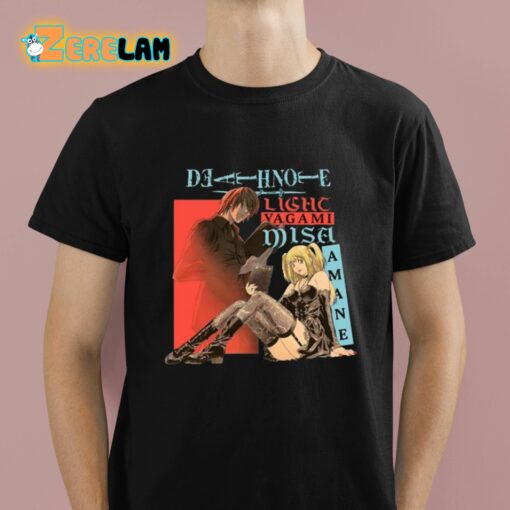 Death Note Light Yagami Misa Amane Shirt