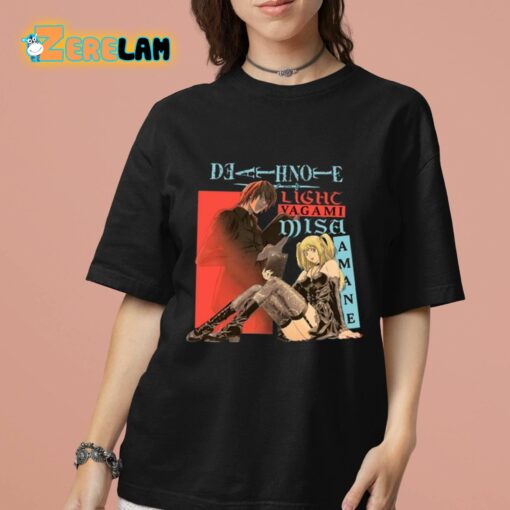 Death Note Light Yagami Misa Amane Shirt