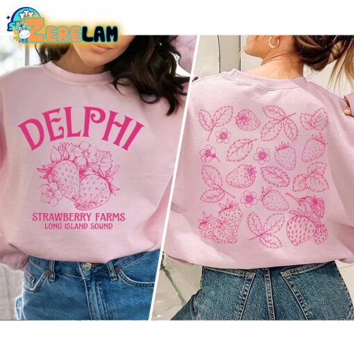 Delphie Strawberry Farms Long Island Sound Sweatshirt