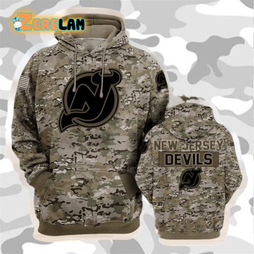 Devils Camouflage Veteran Hoodie