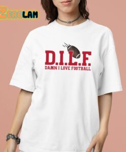 Dilf Damn I Love Football Shirt 16 1