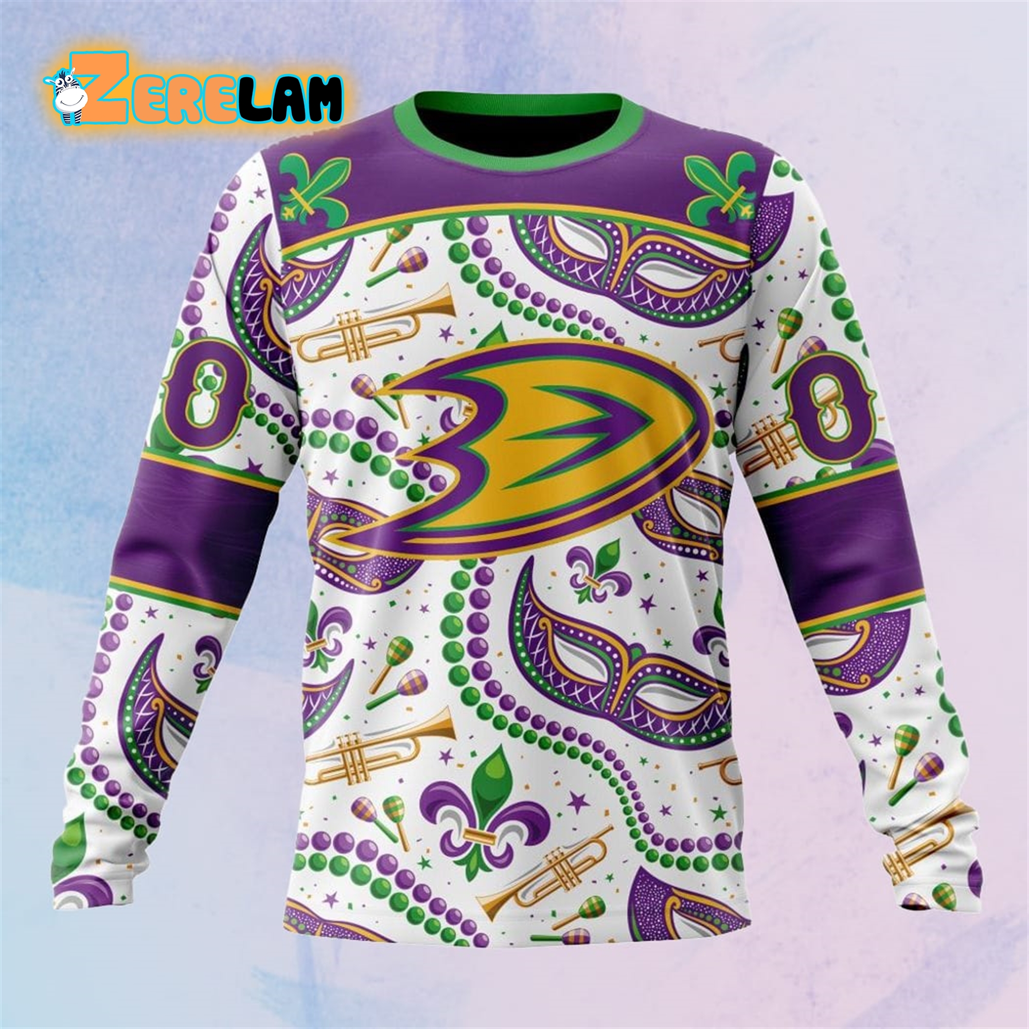 Ducks Special Mardi Gras Hoodie - Zerelam