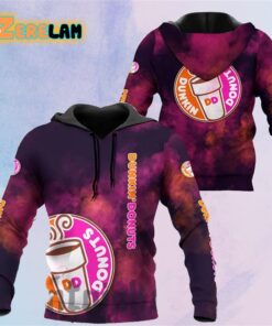 Dunkin Donut Colorful Smoke Hoodie