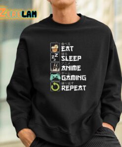 Eat Sleep Anime Gaming Repeat Shirt 3 1