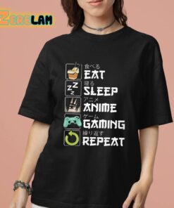 Eat Sleep Anime Gaming Repeat Shirt 7 1