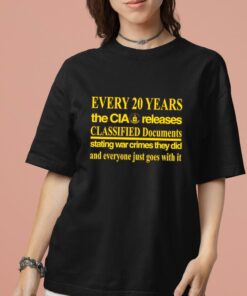 Every 20 Years The Cia Released Classified Documents Stating War Crimes They Did And Everyone Just Goes With It Shirt 13 1