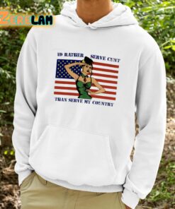 Fareeha Id Rather Serve Cunt Than Serve My Country Shirt 9 1