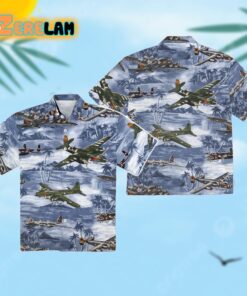 Fighter Bomber Airplanes Hawaiian Shirt