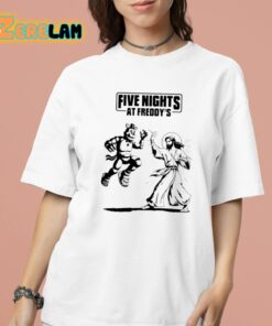 Five Nights At Freddys Playful Bear Vs Jesus Shirt 16 1
