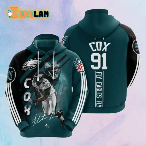 Fletcher Cox 91 Fly Eagles Fly Hoodie