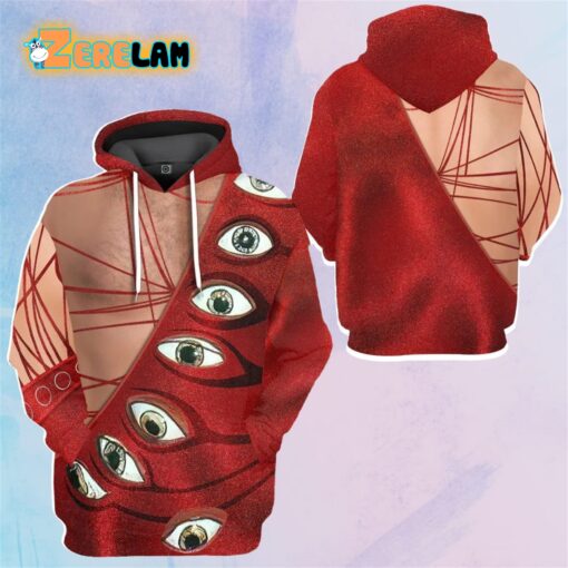 Freddie Mercury Eyeball Suit Custom Hoodie