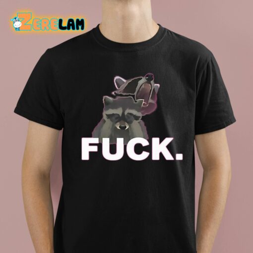 Fuck Sad Raccoon Shirt