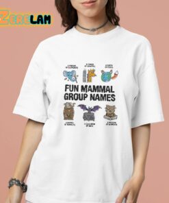 Fun Mammal Group Names Shirt 16 1