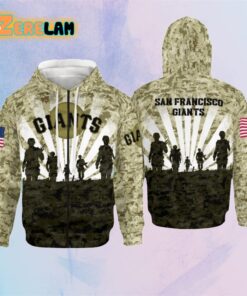 Giants Military All Over Printed Hoodie