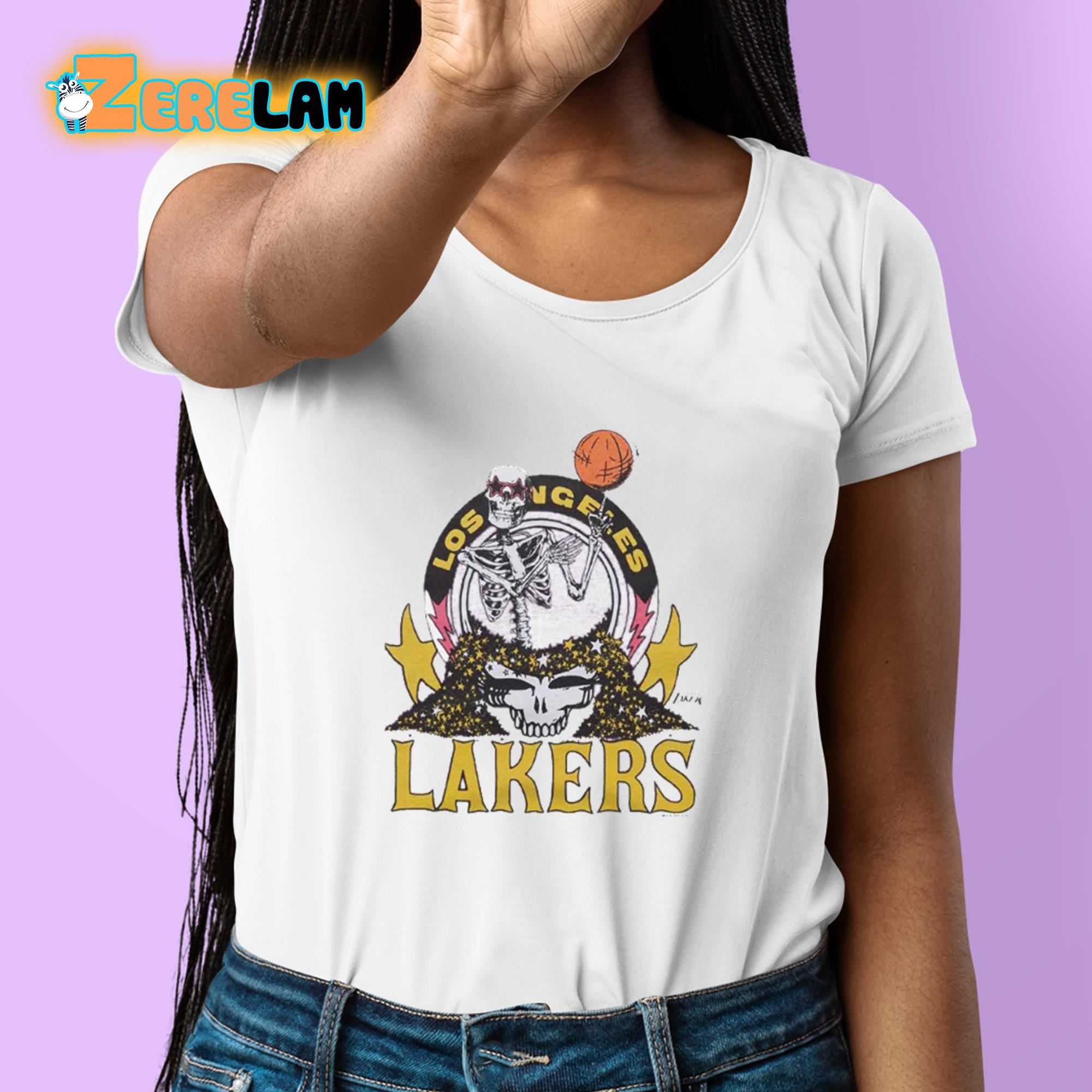 Grateful dead best sale lakers shirt