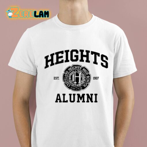 Heights Alumni Cleveland Heights High School Est 1997 Shirt