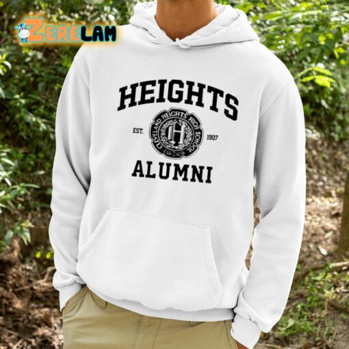 Heights Alumni Cleveland Heights High School Est 1997 Shirt