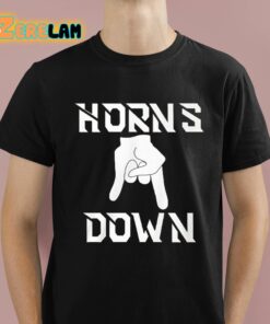 Horns Down Football Shirt