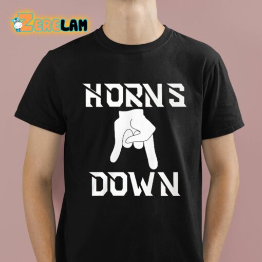 Horns Down Football Shirt