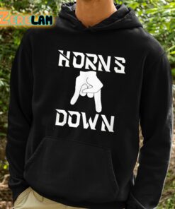 Horns Down Football Shirt 2 1